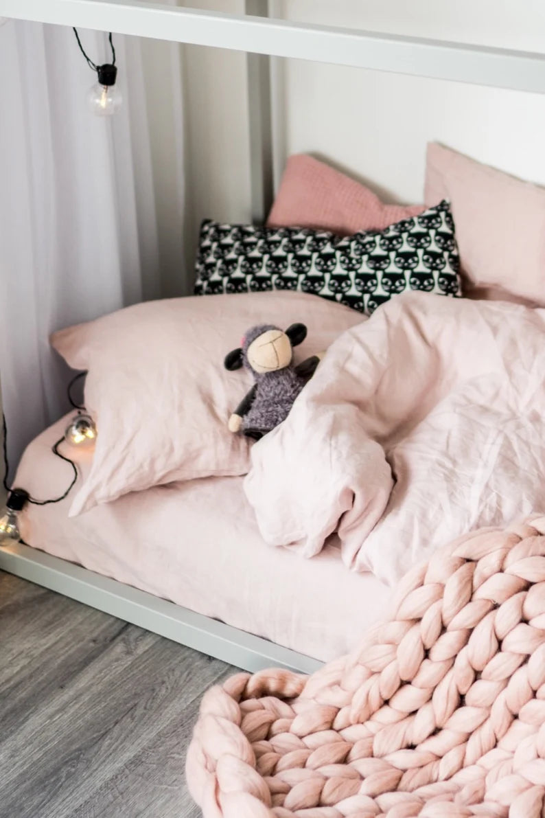 Kids Duvet Cover, Baby Duvet Cover, Crib Duvet Cover, Linen Duvet Cover, Hypoallergenic Kids Bedding, Kids Bedding